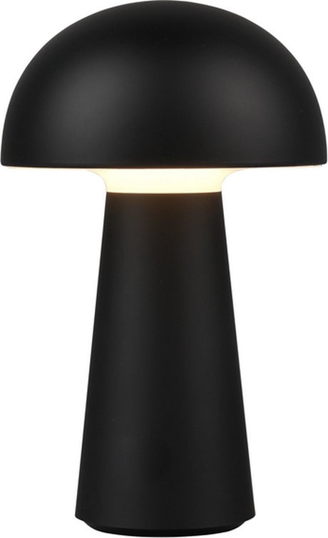 Rl live your light reality lennon - lampe de table - noir - incl. 1x smd 2w - rechargeable - lampe d'extérieur - dimmable - éclairage extérieur - ip44
