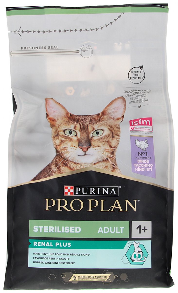 Pro plan stérilisé - poulet à la dinde - nourriture pour chat - 1,5 kg