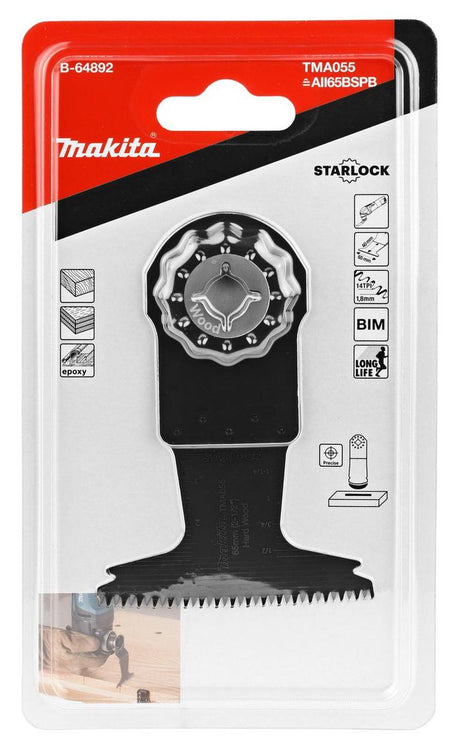 Accessoires Makita lame de scie plongeante bimétallique tma055 - aii65bspb - b-64892