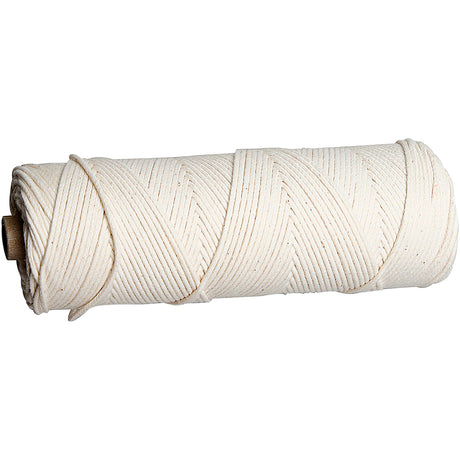 Mèche Creativ company pour feuilles de cire d'abeille, à utiliser avec des bougies en feuilles de cire d'abeille, taille 3, épaisseur 2-3 mm, 100 gr, 80 m 1 rouleau
