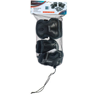 Alert sport skate protection set enfants 3 pièces (taille m) noir | 2 pièces