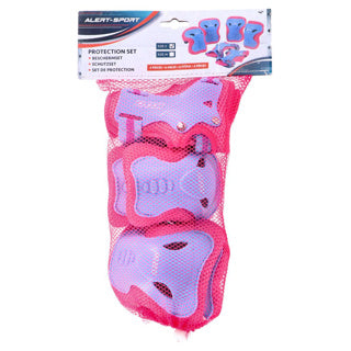 Alert sport skate protection set enfants 3 pièces (taille s) rose | 2 pièces