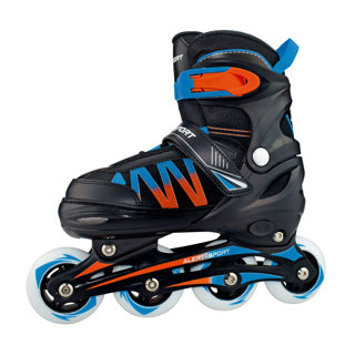 Patins à roues alignées Alert taille 39-42 bleu orange noir