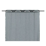 Curtain de maison en avance Kaya 240x140 cm Gris clair en polyester