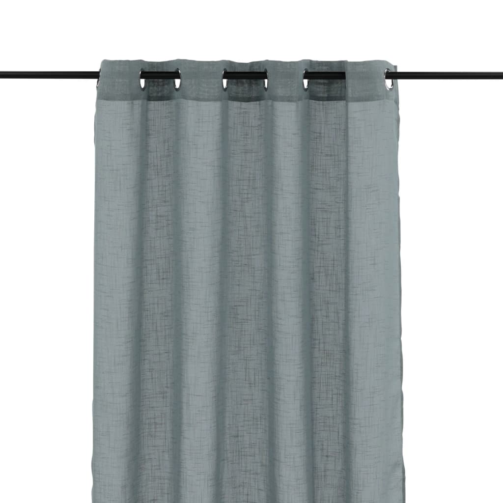 Curtain de maison en avance Kaya 240x140 cm Gris clair en polyester