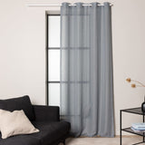 Curtain de maison en avance Kaya 240x140 cm Gris clair en polyester