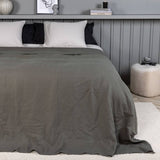 Venture Home Venture Home Bedsprey Milo 260x260 cm Polyester Gray