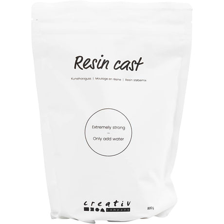 Creativ company moulage en résine, blanc, 800 gr 1 boîte