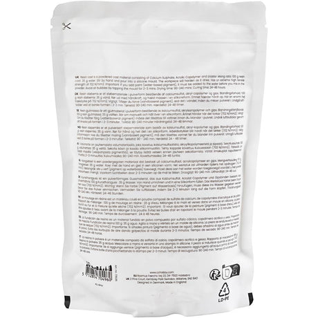Creativ company moulage en résine, blanc, 800 gr 1 boîte