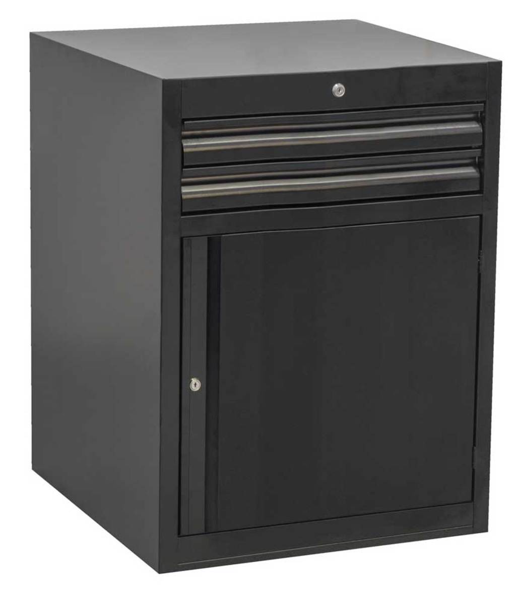 Commode Unior grs 2l + porte noire *sur commande*