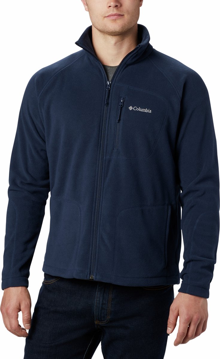 Columbia fast trek™ ii pull polaire à fermeture éclair complète - pull polaire à fermeture éclair complète - veste polaire homme - bleu - taille m