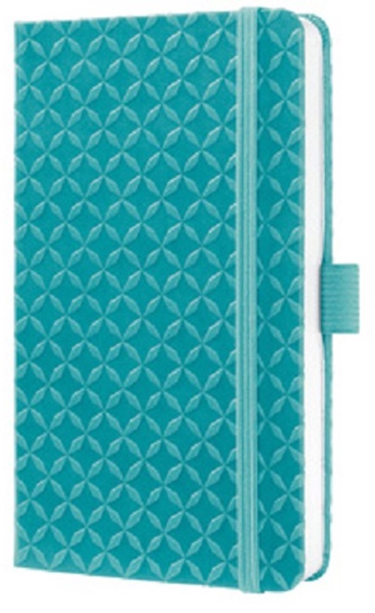 Sigel - carnet - jolie flair - a6 - couverture rigide - 174 pages - ligne - papier 80 grammes - vert aqua - si-jn102