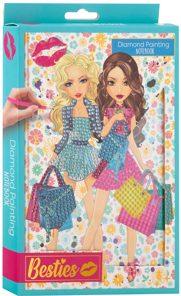 Cahier de peinture diamant de groupe d'artisanat créatif, jouets créatifs multicolores.