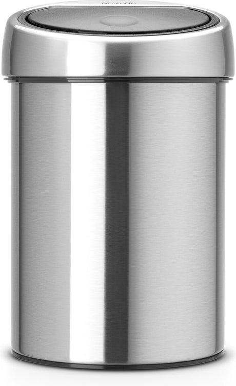 Brabantia brab touch bin 3l acier mat printproof