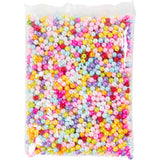 Perles de cire Creativ Company, d 8 mm, diamètre du trou 1 mm, env. 2000 pièces, couleurs nacre, 500 gr 1 sachet