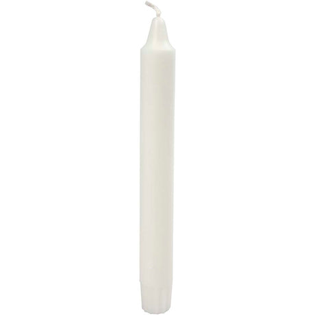 Bougies Creativ company, h: 20 cm, d 23 mm, blanches, 30 pièces 1 boîte