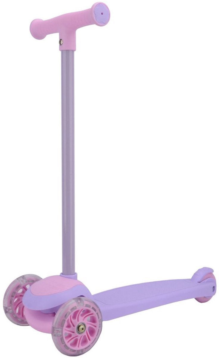Tricycle scooter pas à pas Alert rose violet