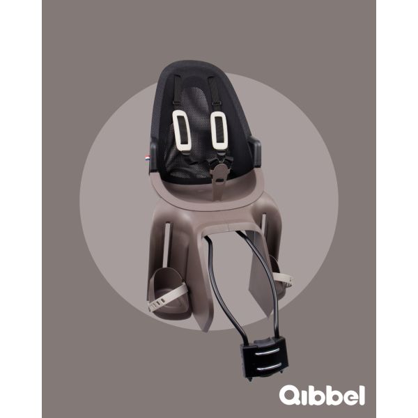 Cadre pneumatique de siège arrière Qibbel noir marron clair