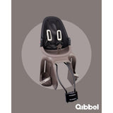 Cadre pneumatique de siège arrière Qibbel noir marron clair