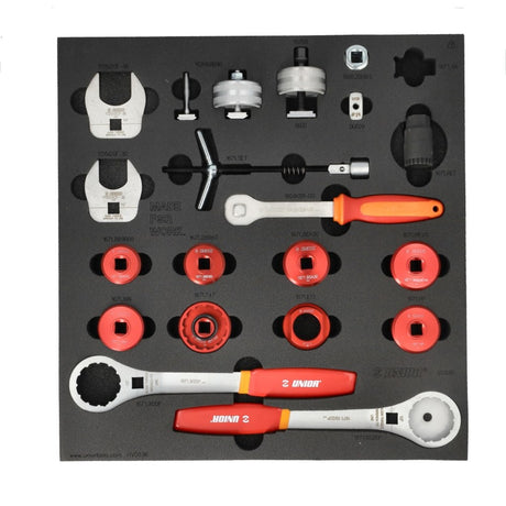 Établi d'incrustation d'outils Unior xlc