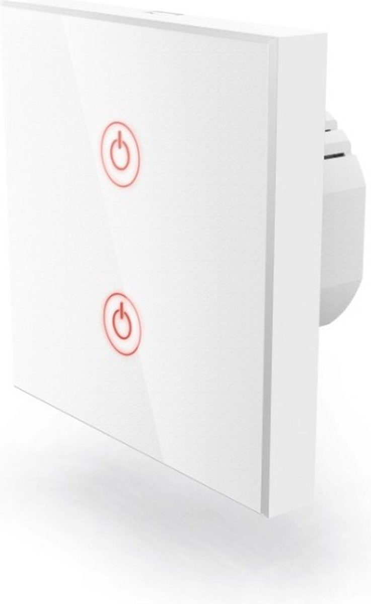 Hama interrupteur mural tactile WiFi, encastré, blanc