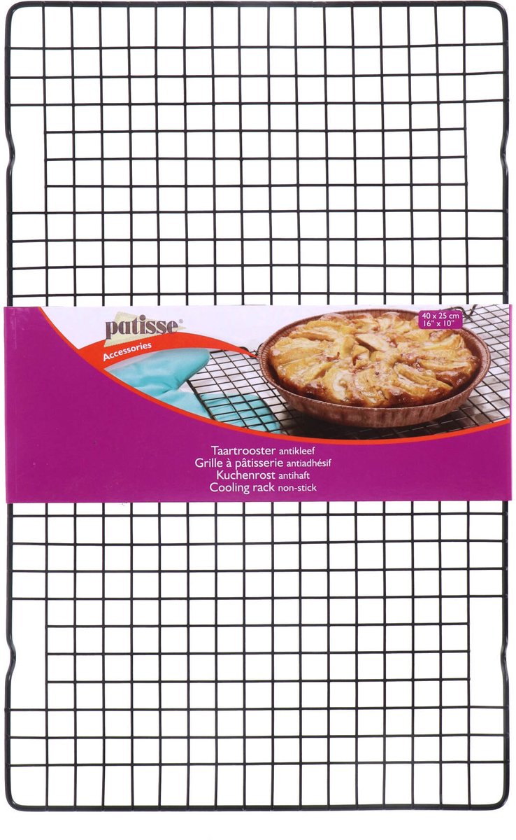 Grille à gâteau Patisse 40 x 25 cm antiadhésive | 2 pièces