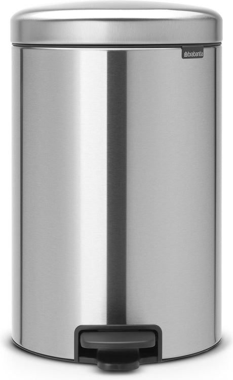 Poubelle Brabantia newicon - 20 litres - acier mat