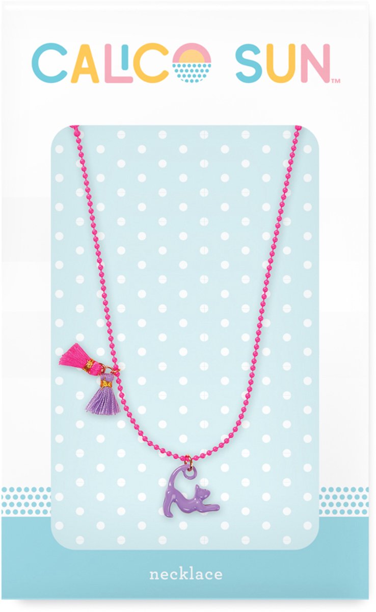 Calico soleil - collier zoey - chat