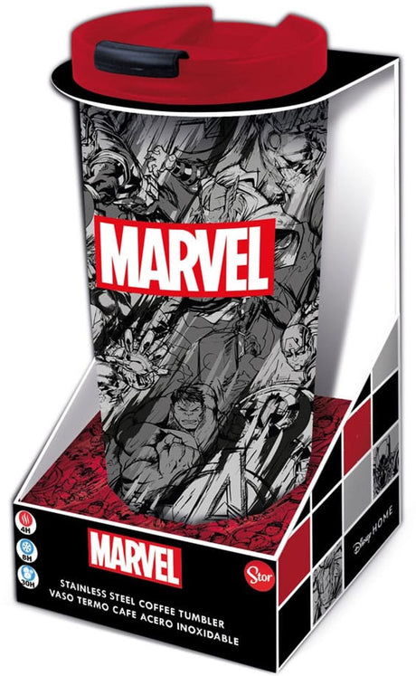 Stor marvel - tasse de voyage en acier inoxydable - motif merveille -