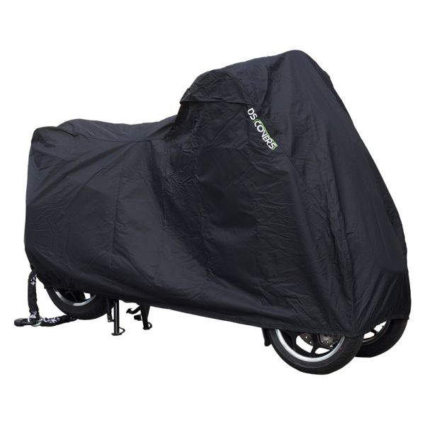Ds cover housse moto alfa 3w avec espace pour top case - noir