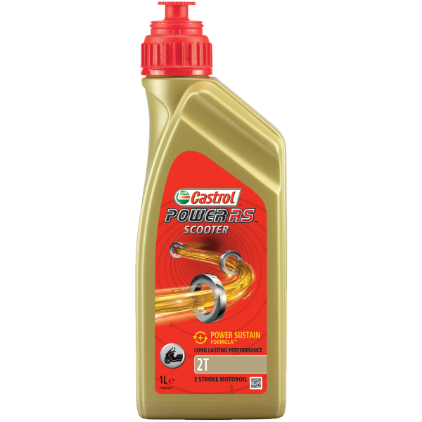 Castrol Oil Power RS Scooter 2T Bottle de 1 litre