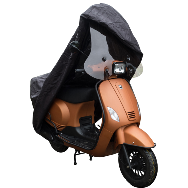 DS cover cup housse de scooter extérieur - housse de pluie imperméable pour scooter - résistante aux UV et aux intempéries - avec pare-brise - taille L -