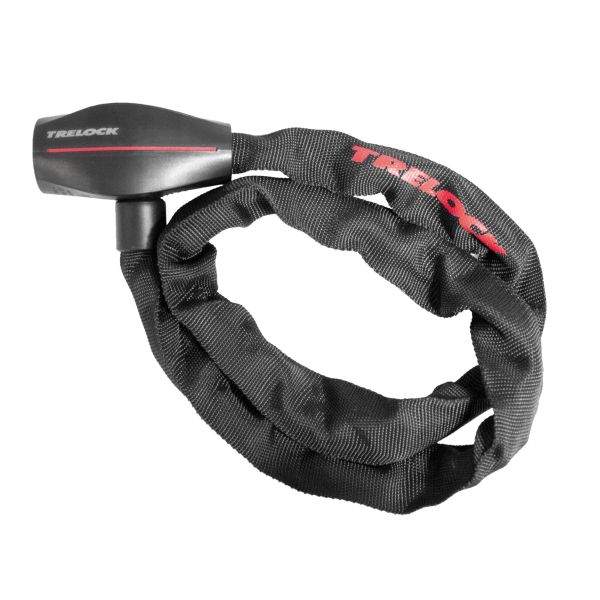 Trelock BC 260 - serrure de chaîne légère et flexible (85 cm 5 mm) - noir