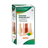 Ensemble de quilles extérieur en bois Alert