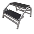 Marche double Darwin xl en aluminium avec marches extra larges