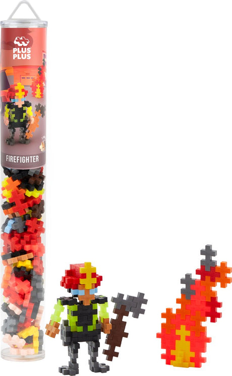 Plus plus tube pompiers plus-plus : 100 pièces (4294)
