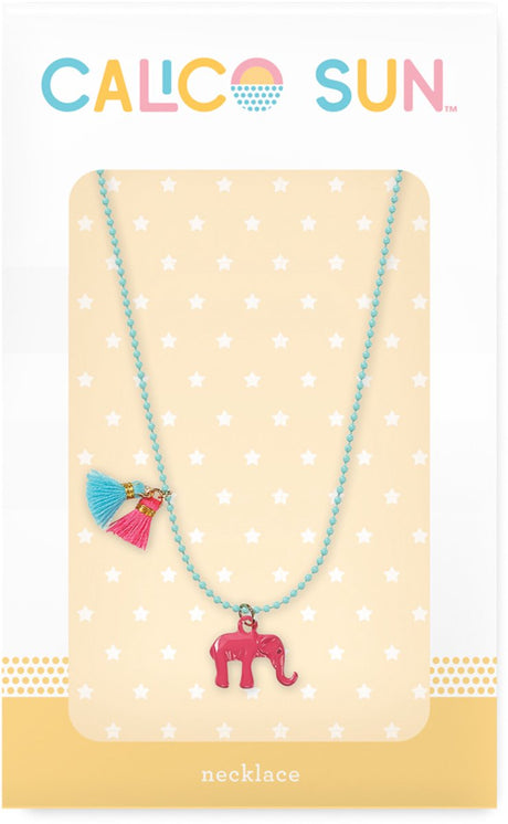 Calico soleil - collier zoey - éléphant