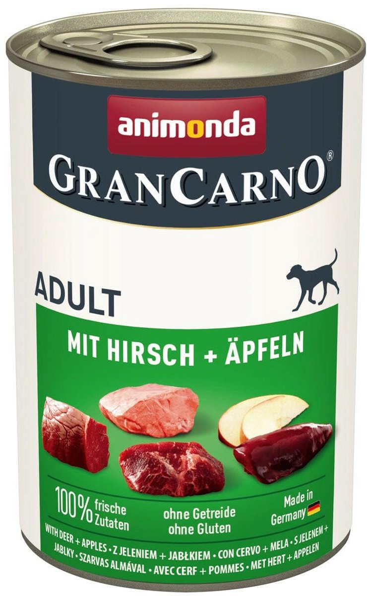 Animonda grancarno adulte 1x400g - au chevreuil et pommes