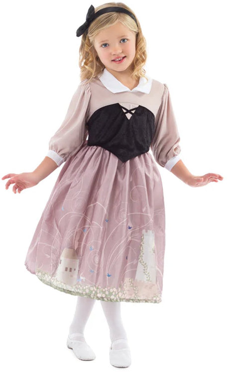 Petites aventures – robe la belle au bois dormant – avec bandeau – taille l (110-122)