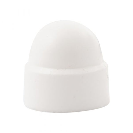 Écrou à capuchon m6 pot en plastique blanc 50 pcs.