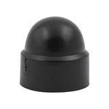 Écrou à capuchon m6 pot en plastique noir 50 pcs.