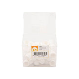Écrou à capuchon m8 pot en plastique blanc 50 pcs.