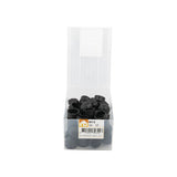 Écrou à capuchon m12 pot en plastique noir 50 pcs.