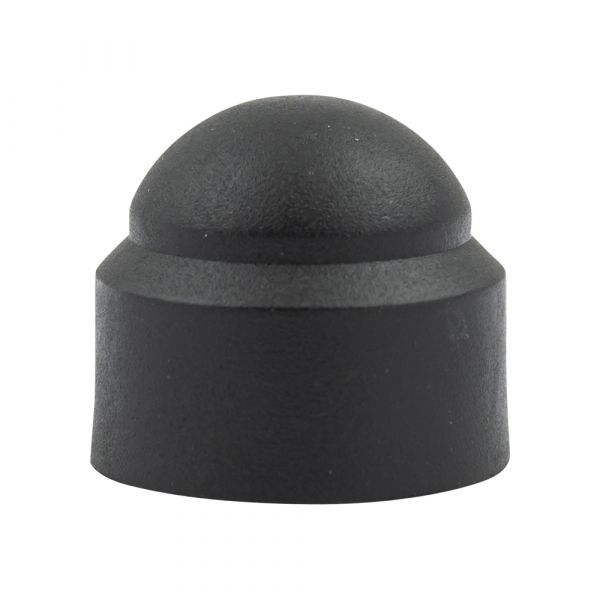 Écrou à capuchon m12 pot en plastique noir 50 pcs.