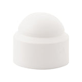 Écrou à capuchon m12 pot en plastique blanc 50 pcs.