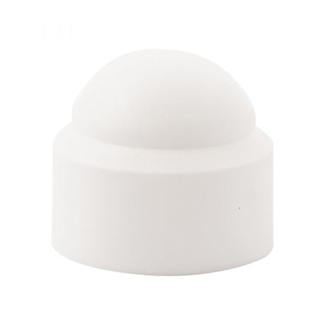 Écrou à capuchon m12 pot en plastique blanc 50 pcs.