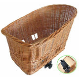Basil Pasja - panier de vélo pour chiens - grand - 50 cm - panier arrière - Natural
