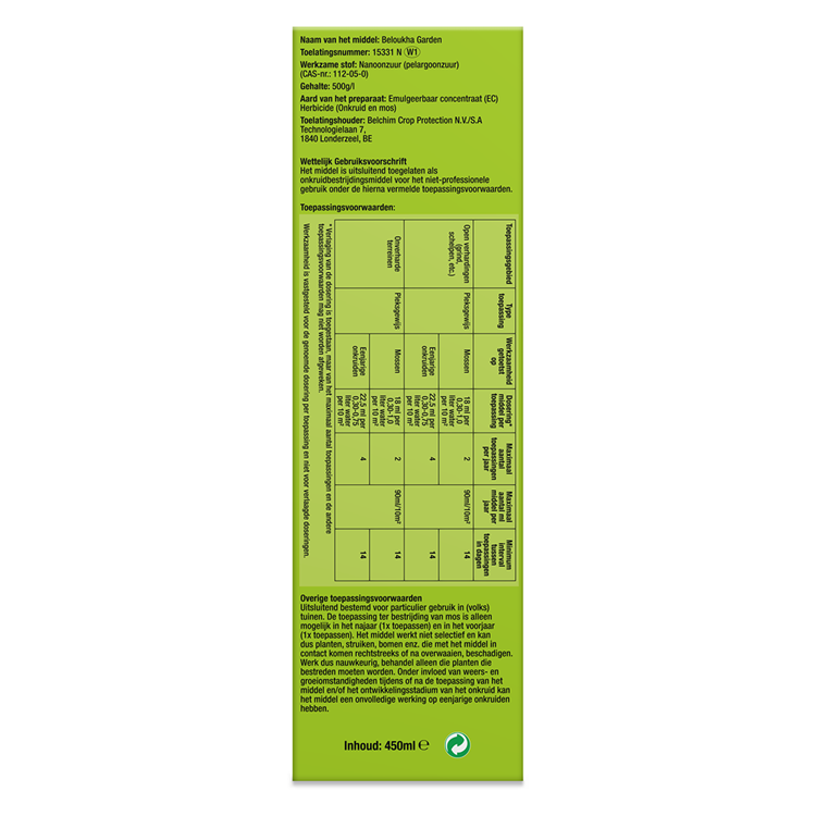 Protéger le jardin beloukha garden 450ml