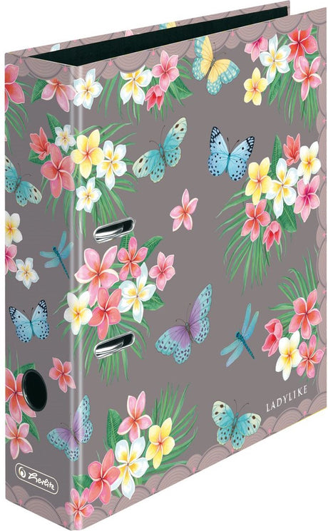 Herlitz classeur max.file a4 8cm ladylike butrfl.