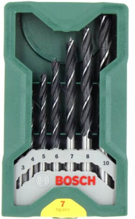 Bosch accessoires jeu de forets à bois mini-x-line 7 pièces - 2607019580